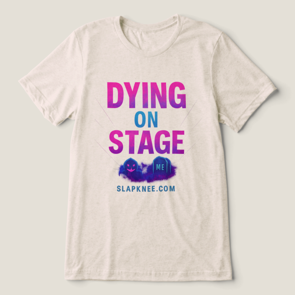 Dying on Stage Tri-Blend T-Shirt - Image 4