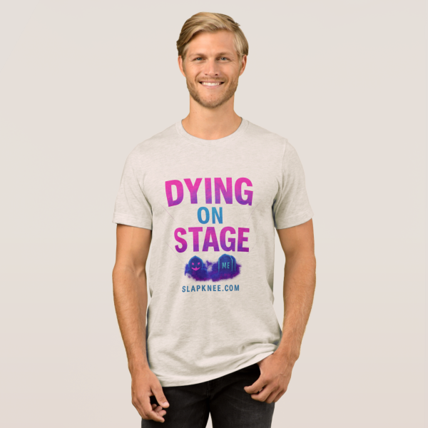 Dying on Stage Tri-Blend T-Shirt - Image 3