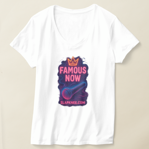 Famous Now White Tee - Image 3