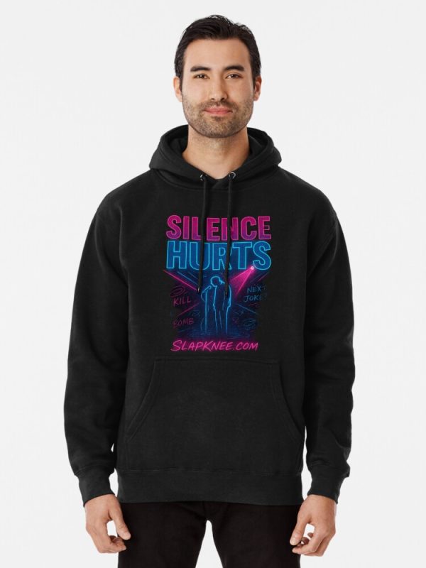 Silence Hurts Pullover Hoodie - Image 2