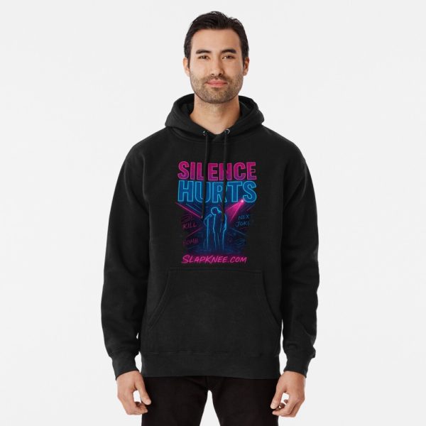 Silence Hurts Pullover Hoodie - Image 3